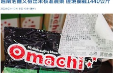 Masan lên tiếng về 1.440 kg mì Omachi bị tiêu hủy ở Đài Loan