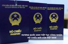 Anh, Pháp công nhận hộ chiếu mới của Việt Nam