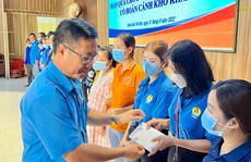 Chia khó cùng đoàn viên nghiệp đoàn
