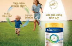 Friso Prestige với công thức dinh dưỡng từ “Lớp sữa vàng tinh túy” giúp bé tăng cường miễn dịch