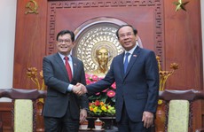 Bí thư Thành ủy TP HCM tiếp Phó Thủ tướng Singapore Vương Thụy Kiệt