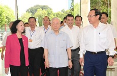 Tổng Bí thư Nguyễn Phú Trọng thăm và làm việc tại TP HCM