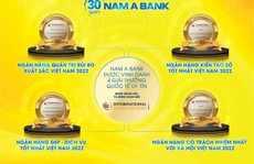 NAM A BANK nhận 'mưa' giải thưởng quốc tế