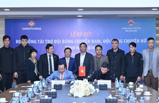 LienVietPostBank tài trợ cho 2 đội Bóng chuyền nam - nữ Ninh Bình