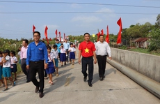 Khánh thành 'Đường cờ Tổ quốc' tại Cà Mau