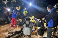 Thái Lan: Xuyên đêm cứu bé gái 19 tháng tuổi kẹt dưới giếng sâu 15m