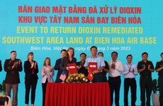 Bàn giao 30.000m2  đất sân bay Biên Hòa đã được xử lý dioxin