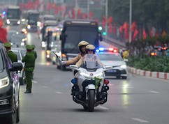 Điều chỉnh phân luồng giao thông phục vụ Đại hội Đảng