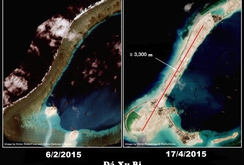 Trung Quốc đang xây đường băng 3.300 m trên bãi đá Xu Bi - Trường Sa