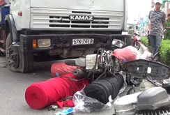 Xe bồn chở xăng đại náo cầu Chánh Hưng, 3 người bị thương nặng