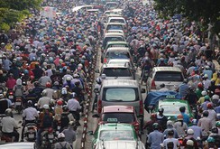 Kẹt xe kinh hoàng tại ngã sáu Gò Vấp