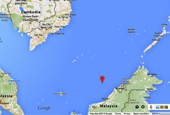 Hơn 100 tàu cá Trung Quốc xâm nhập bãi cạn Luconia của Malaysia