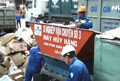 Tiêu hủy hàng trăm nghìn sản phẩm lậu, trị giá hơn 10 tỉ đồng