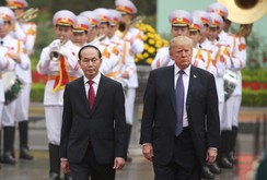Video: Lễ đón chính thức TT Donald Trump tại Phủ Chủ tịch