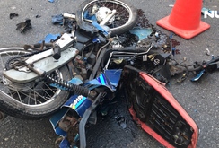 Trên đường đi làm, nam bảo vệ bị xe ben tông chết