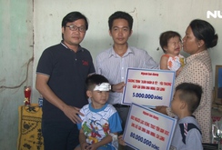 San sẻ tình yêu thương cùng 3 cháu bé mồ côi