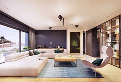 Căn hộ có lối trang trí hiện đại, bắt mắt Căn hộ có lối trang trí hiện đại, bắt mắt