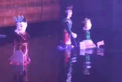 Độc đáo robot múa rối nước do sinh viên chế tạo