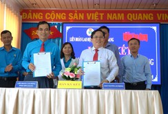 Báo Người Lao Động và LĐLĐ tỉnh Tiền Giang ký kết hợp tác