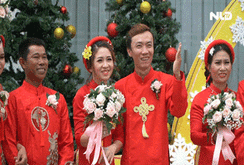 8 cặp đôi rạng rỡ trong lễ cưới tập thể