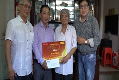 "Mai Vàng nhân ái" đến thăm hai NSƯT Tạ Hiền Minh và Bùi Xuân Hanh