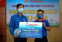 Chi đoàn Báo Người Lao Động về chiến khu Vườn Cau Đỏ anh hùng