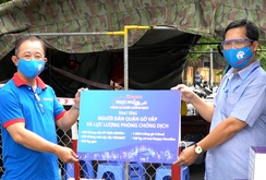 "Thực phẩm miễn phí cùng cả nước chống dịch" đến Gò Vấp