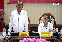 Ban liên lạc học sinh miền Nam Trung ương làm việc với tỉnh Bà Rịa - Vũng Tàu
