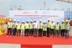 Gamuda Land ho&#224;n th&#224;nh cắt n&#243;c Diamond Centery đ&#250;ng tiến độ.