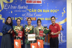 Báo Người Lao Động trao thưởng, tri ân “bạn đọc VIP”