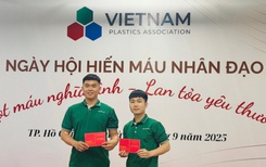 300 CB-NV hiến máu kỷ niệm 35 năm thành lập Hiệp hội Nhựa Việt Nam