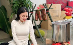 Hoa hậu Dạ Minh Châu hoài niệm về ký ức Tết