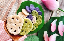 Mứt củ sen lạ miệng, ngon bùi khó cưỡng Mứt củ sen lạ miệng, ngon bùi khó cưỡng