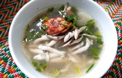 Canh cá mại nấu quả chay Canh cá mại nấu quả chay