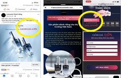 Hàng loạt trang Fanpage và website giả mạo Lancôme Việt Nam Hàng loạt trang Fanpage và website giả mạo Lancôme Việt Nam