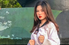 Những 'bóng hồng' rèn thân thể bằng võ thuật Những 'bóng hồng' rèn thân thể bằng võ thuật