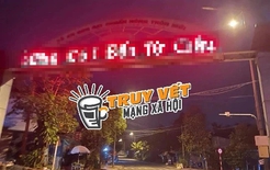 Xôn xao bảng điện tử tuyên truyền của một địa phương chạy dòng chữ lạ
