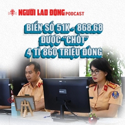 Biển số 51K - 868.68 được “chốt” 4 tỉ 860 triệu đồng