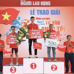 Những runner về đích sớm ở Giải half-marathon “Tự hào Tổ quốc tôi”
