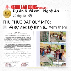 Diễn biến mới về dự án “Nuôi em - Nghệ An”