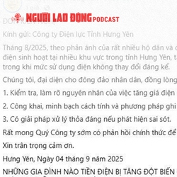 Bị nghi ngờ về hoá đơn tiền điện, Tổng Công ty Điện lực miền Bắc nói gì?
