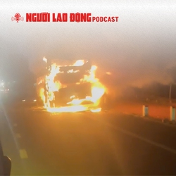 Cháy xe khách giường nằm, 46 người thoát nạn trong gang tấc