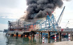 Tàu cháy giữa biển, 11 ngư dân Quảng Nam suýt chết