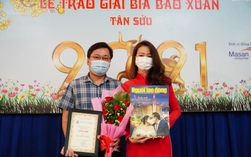 Trao giải Bìa báo Xuân và khai trương sạp báo từ thiện tại Đường sách