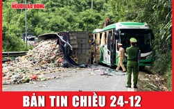 Bản tin chiều 24-12: Hiện trường vụ tai nạn trên đèo Bảo Lộc khiến nhiều người bị thương