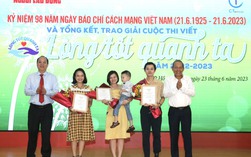 Xúc động lễ trao giải cuộc thi 'Lòng tốt quanh ta'