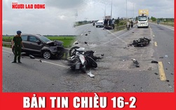 Hiện trường ô tô lấn làn tông thẳng vào 2 xe máy ở Quảng Nam