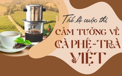 Infographic: Thể lệ cuộc thi "Cảm tưởng về Cà phê - Trà Việt"