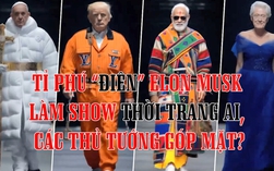 Tỉ phú “điên” Elon Musk làm show thời trang AI, trêu ông Trump và Biden?