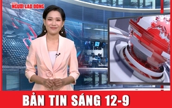 Bản tin sáng 12-9:  Lũ sông Hồng cuồn cuộn lên nhanh, TP Hà Nội dồn sức đắp đê phòng chống